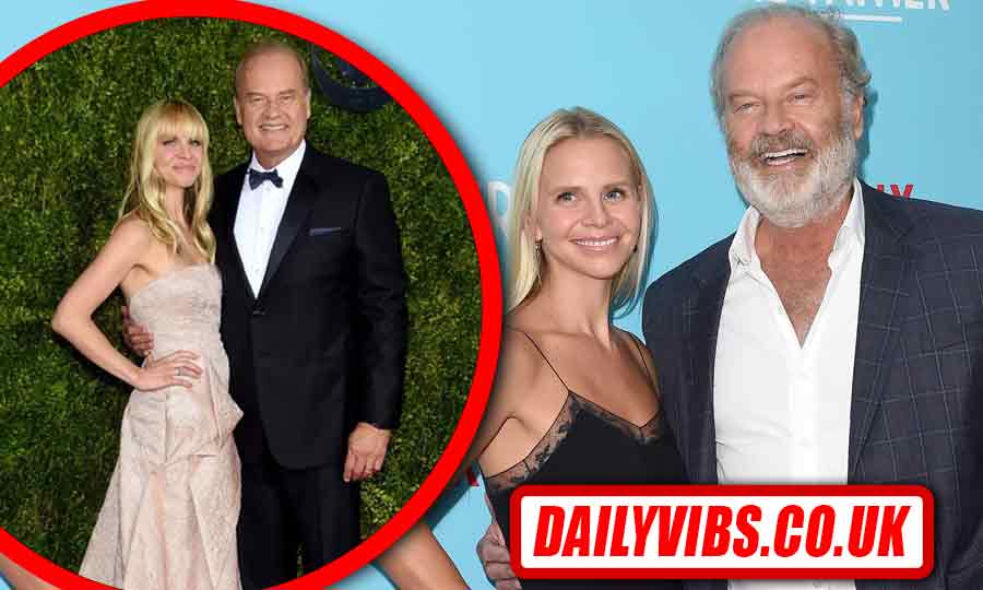 Kayte Walsh with husband Kelsey Grammer at a public event