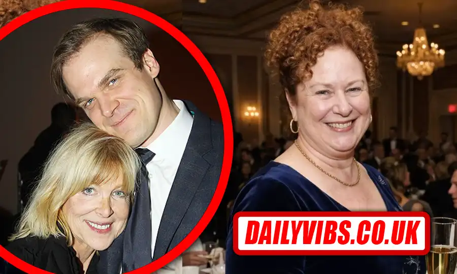 Nancy Harbour smiling, mother of actor David Harbour, showcasing her private and supportive life