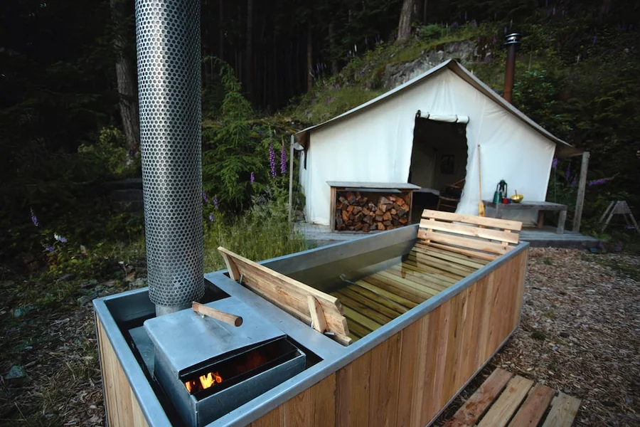 Wood-Fired Hot Tubs